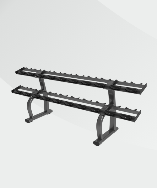 Double Dumbbell Rack PT-L1049 | Weight Rack by Power Track